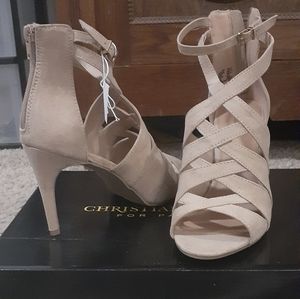 Christian Siriano Peep Toe Heels